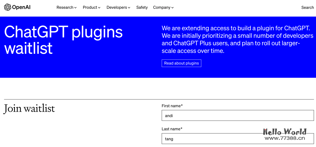 突然宣布了个惊爆全球科技圈的消息:发布 ChatGPT Plugins!